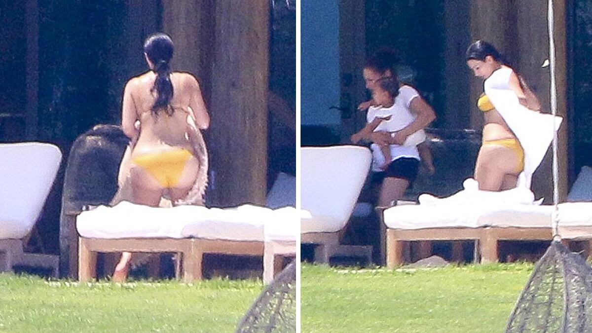 Kim Kardashian In Fraganti En Bikini Infobae