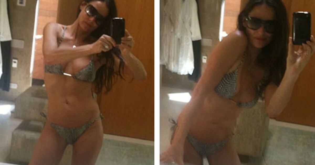 Demi Moore volvió a sacarse fotos hot Infobae