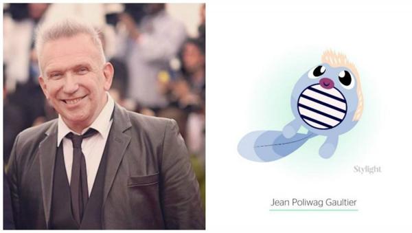 Jean Poliwag Gaultier, la fusión entre el diseñador francés y el personaje Poliwag de Pokémon (Instagram/ Stylight)