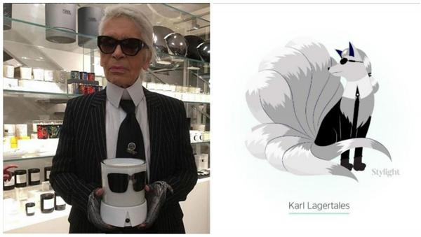 El misterioso Karl Lagarfeld representado por Karl Lagertales (Instagram/ Stylight)