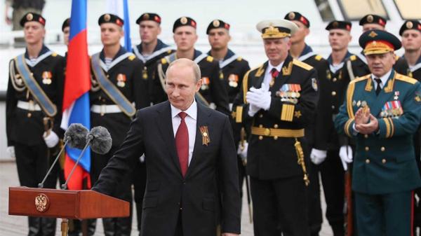 Vladimir Putin, en un discurso en la región de Crimea