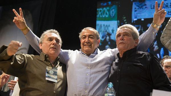 Juan Carlos Schmid, Hector Daer y Carlos Acuña (NA)