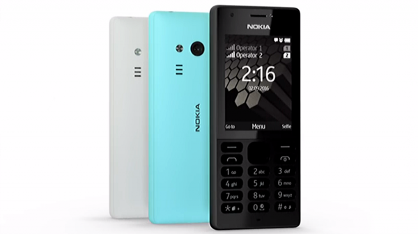 Así luce el Nokia 216, un modelo básico de 37 dólares