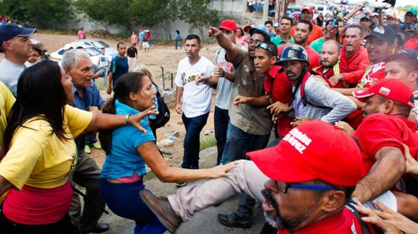 Disturbios entre opositores y chavistas en Isla Margarita (AFP)