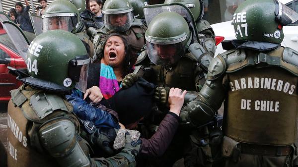 Según los organizadores de la marcha, unas 150.000 personas participaron en la convocatoria (Reuters)