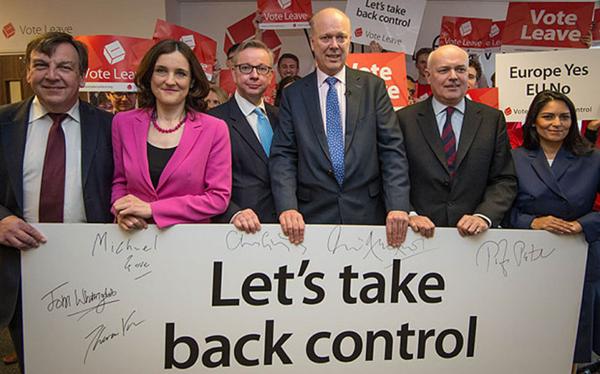 “Retomemos el control” piden algunos políticos partidarios del Brexit