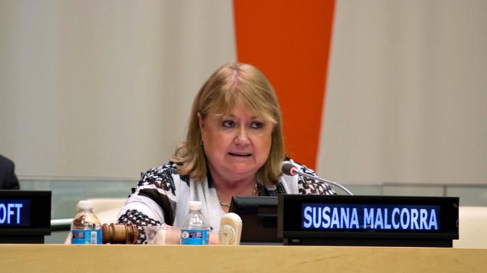 “Recuperar la soberanía de Malvinas es un objetivo irrenunciable del pueblo argentino”, dijo Malcorra (@SusanaMalcorra)