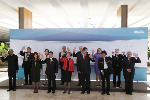 La reunión del Mercosur en 2015, en Brasil (AP)