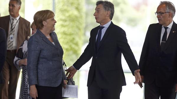 Fue la primera reunión de Mauricio Macri con Angela Merkel desde que es Presidente (Reuters)