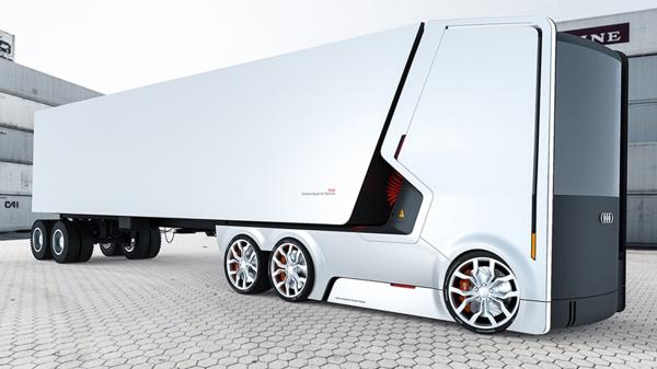 Uno de los bocetos de Audi: líneas planas y aristas redondeadas