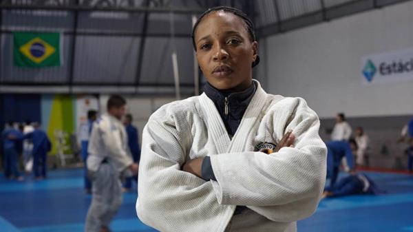 Yolande Mabika, congoleña, judoca