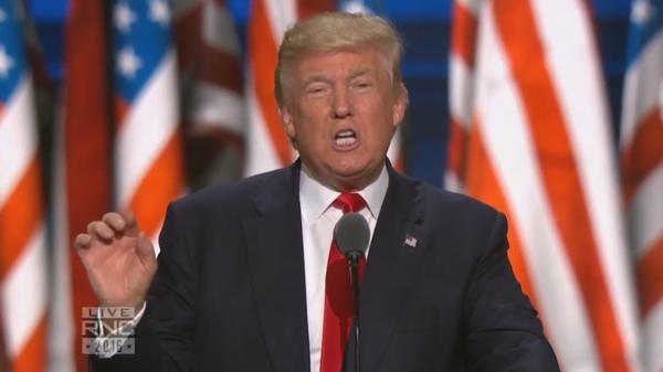 Trump habló más de una hora en el cierre de la Convención Nacional Republicana en Cleveland