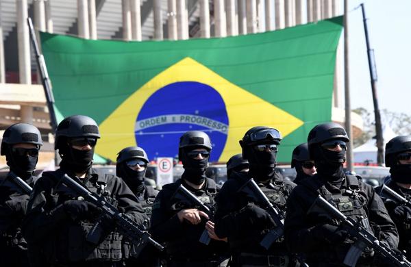 La Operación Hashtag en Brasil (AFP)