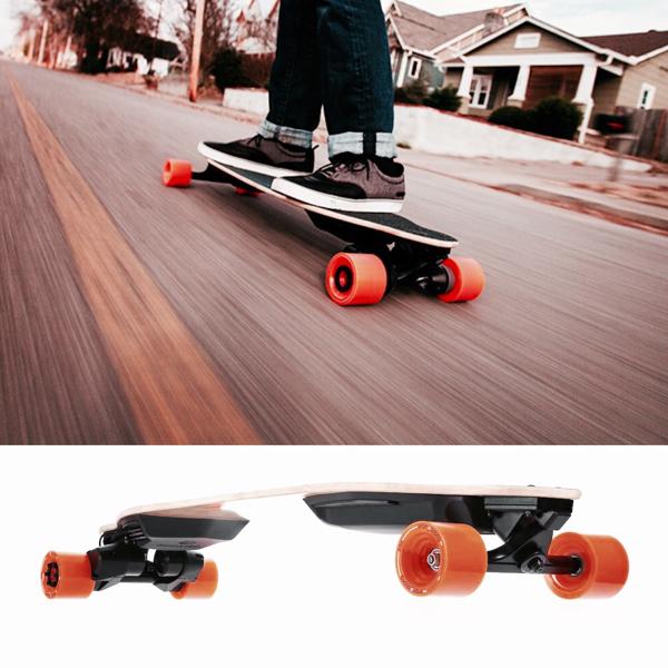El longboard Boosted Dual + es la opción ideal para puristas que prefieren un formato más tradicional pero asistido por motores eléctricos