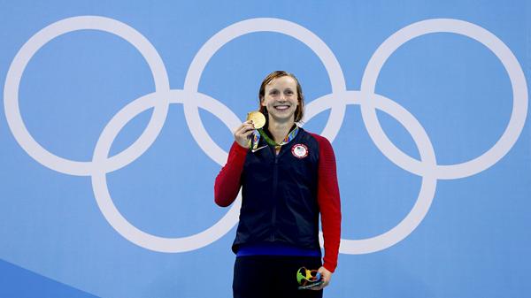 Ledecky sorprendió al mundo y fue la segunda con más medallas detrás de Phelps (Reuters)