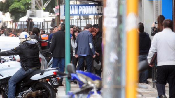 Cristina Kirchner llegó a la mediación pasadas las 10:30 (Maximiliano Luna)
