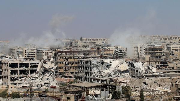 Alepo, ciudad siria asediada por los enfrentamientos entre fuerzas gubernamentales, rebeldes y grupos yihadistas (AFP)
