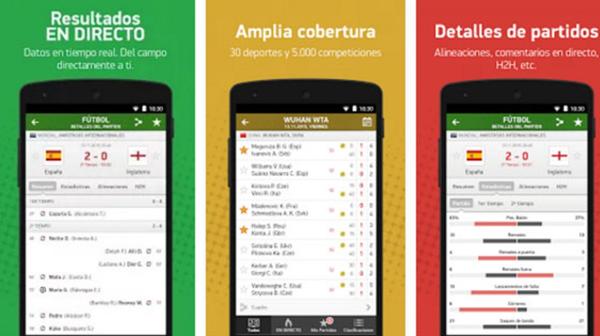 Mis marcadores (captura de pantalla)