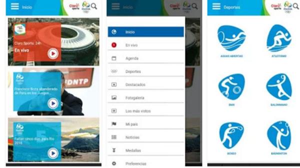 Claro Sports (captura de pantalla)