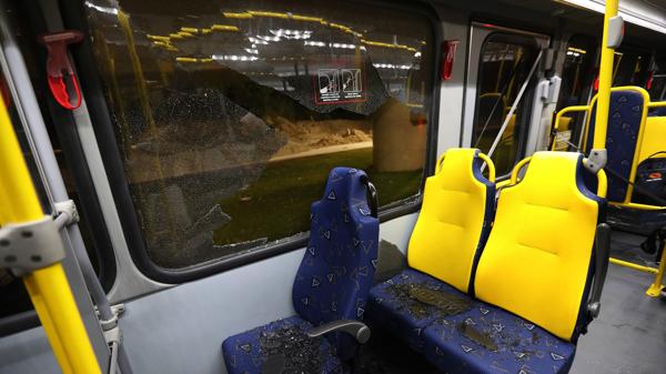 El micro fue baleado en la cercanía de la favela de Ciudade de Deus