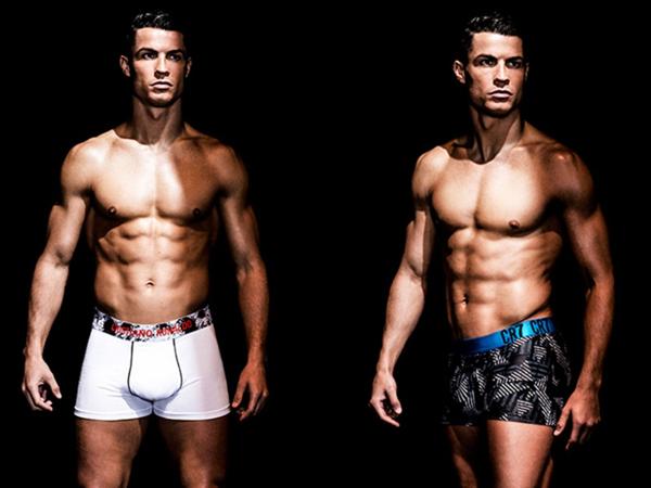 La ropa interior de Cristiano Ronaldo tiene un precio promedio de 30 dólares