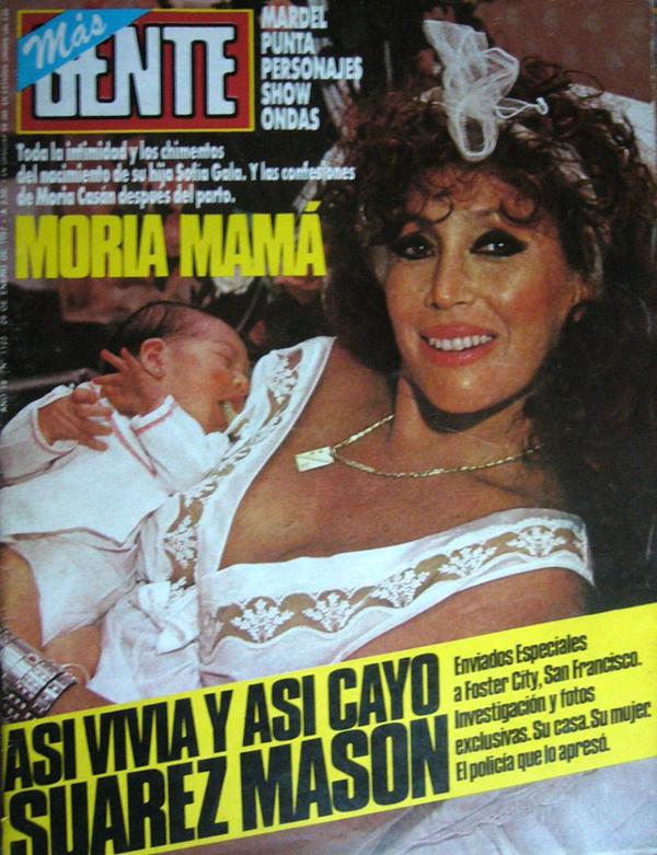 Moria Casán en la tapa de Gente junto a su hija Sofía Gala