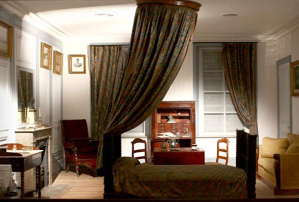 Dormitorio de San Martín, reconstruido en el Museo Histórico Nacional