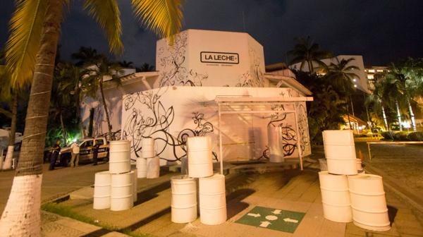 El frente del restaurante donde se produjo el secuestro (AFP)