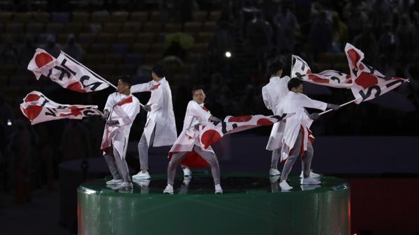 Artistas japoneses hicieron sus coreografías en el Maracaná (AP)