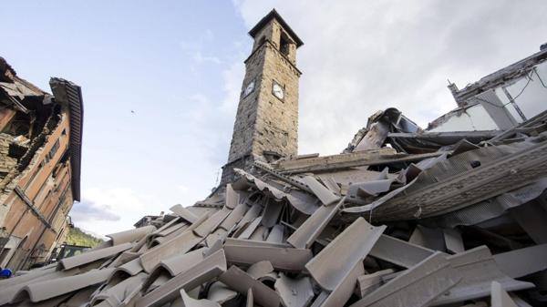 Casas destruidas en Amatrice (EFE)