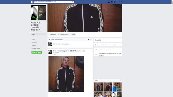 El perfil creado en homenaje “Nunu”