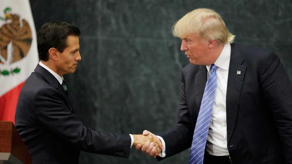 Donald Trump se reunió con Enrique Peña Nieto la última semana (Reuters)