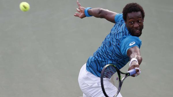 Gael Monfils le ganó a Lucas Pouille y se clasificó a las semifinales del US Open (AP)