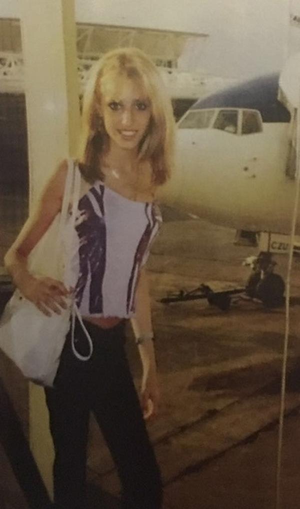 Vicky Xipolitakis en otra etapa de su vida: anorexica