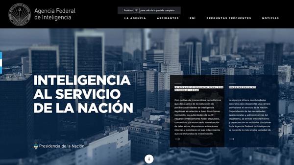 Así se ve el portal oficial de la AFI.