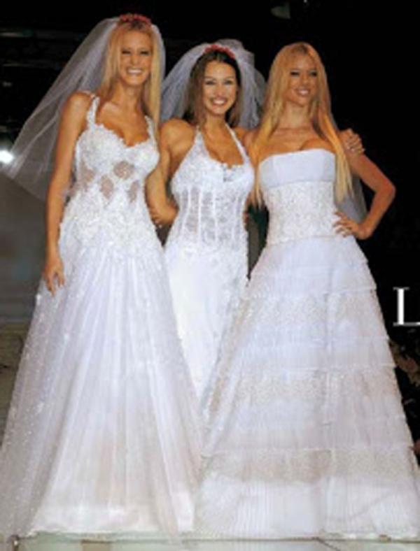 Julieta Prandi, Pampita y Nicole Neumann, juntas en la pasarela