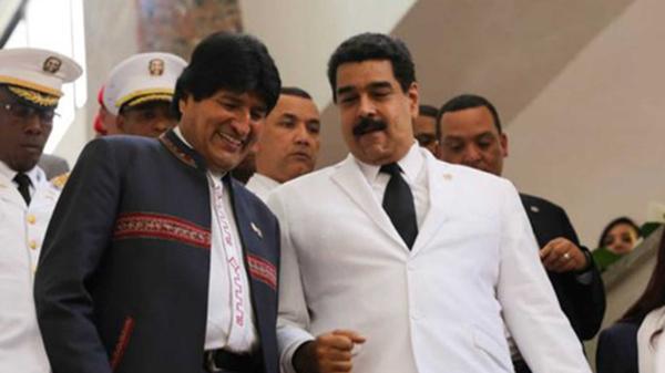 Evo Morales y Nicolás Maduro, fieles a su colega dominicano