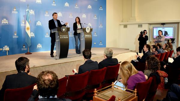 La rueda de prensa se hizo en Olivos (Nicolás Stulberg)