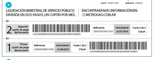 Este modo de pago con dos cupones ya había quedado vigente con los aumentos.