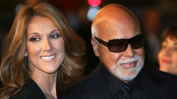 Céline Dion y su fallecido esposo, René Angelil (AFP)
