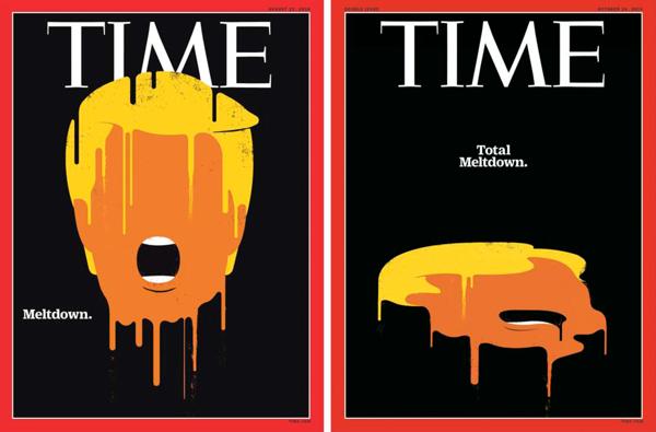 Las furiosas portadas que dedicó Time a Donald Trump