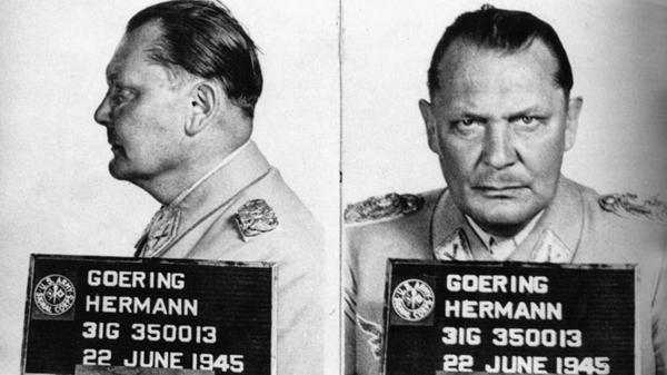 Hermann Göring fue detenido por los americanos