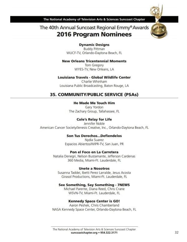 Nominados Premios Emmy