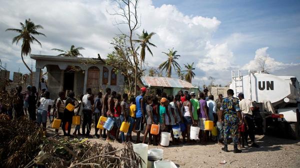 El paso del huracán Matthew por Haití (AP).