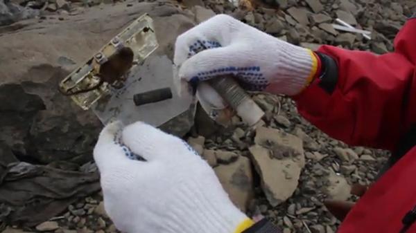 Municiones oxidadas fueron halladas en la base secreta en Alexandra Land, en el Ártico