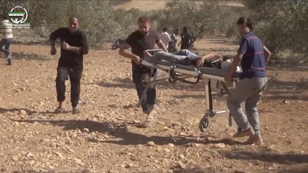 (Muaz al-Shami, Syrian Revolution Network, via AP)