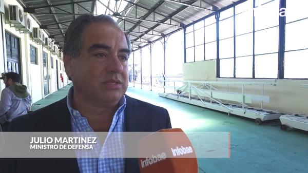 El ministro de Defensa, Julio Martínez