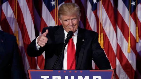 Donald Trump celebra su triunfo ante sus votantes (Reuters)