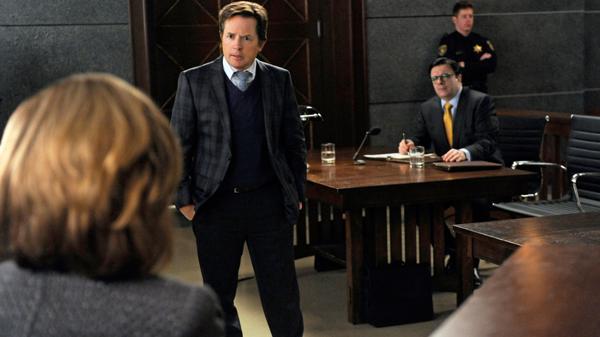 Michael J. Fox es una escena del drama “The Good Wife”