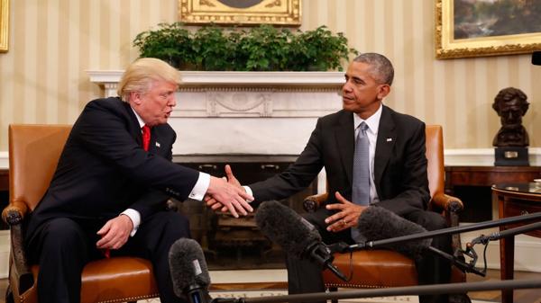 Obama recibió a Trump en la Casa Blanca (AP)
